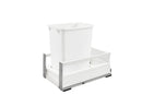 REV A SHELF : Tandem Pullout Waste Container w/ Soft-Close and SERVO-DRIVE System