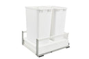 REV A SHELF : Tandem Pullout Waste Container w/ Soft-Close and SERVO-DRIVE System