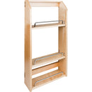 9" Wood Door Mount Spice Rack