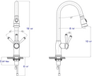 ALFI brand AB2043 Kitchen Faucet
