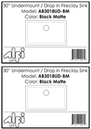 ALFI brand AB3018UD Kitchen Sink