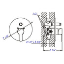 ALFI brand AB3101 Shower Mixer