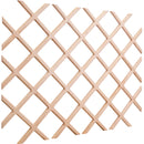 30" H x 24" W Oak Wine Bottle Lattice