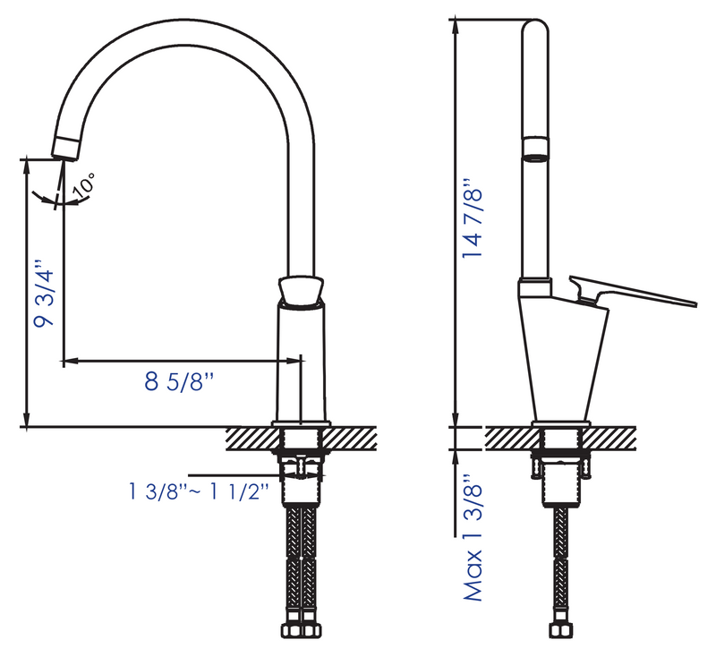 ALFI brand AB3600 Bathroom Faucet