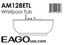 EAGO  Whirlpool Tub