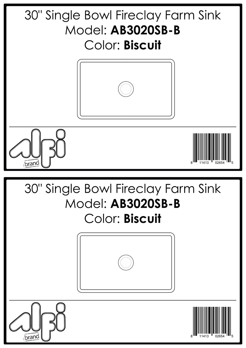 ALFI brand AB3020SB Kitchen Sink