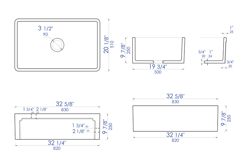 ALFI brand AB3320SB Kitchen Sink