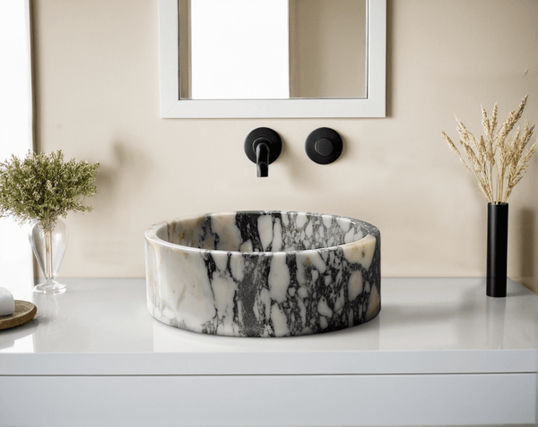 Calacatta Viola Marble Sink