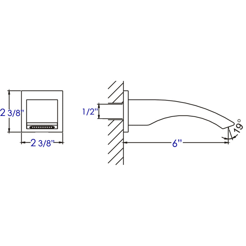 ALFI brand AB3301 Tub Spout