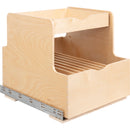 21" Wood Double Drawer Cookware Rollout