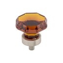Top Knobs: Crystal Wine Octagon Crystal
