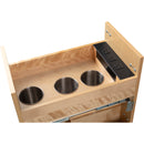 11" "No Wiggle" Powered Vanity Pullout for 15" Standard Door/Drawer Base Cabinet