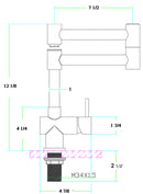 ALFI brand AB2038 Kitchen Faucet