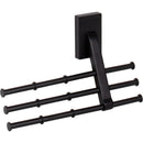 Matte Black Tri-Level Tie Organizer