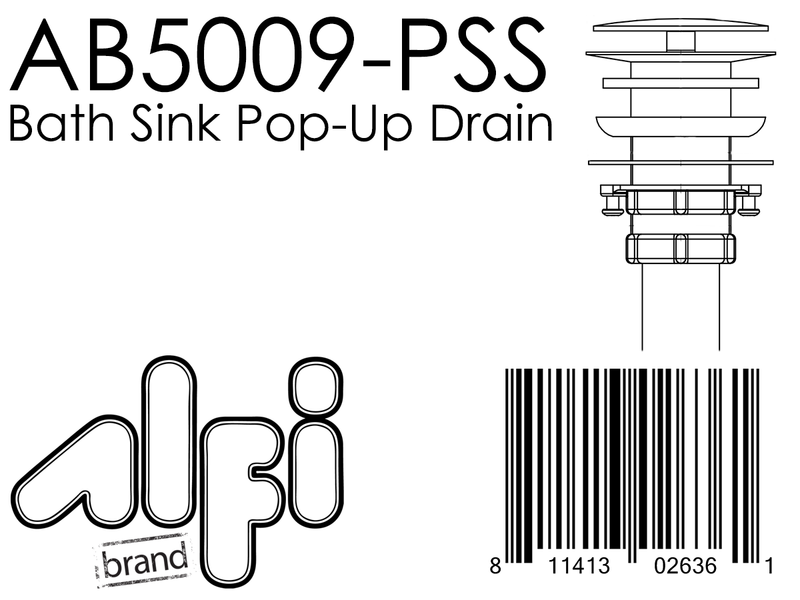 ALFI brand AB5009 Bathroom Sink Drain