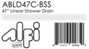 ALFI brand ABLD47C Shower Drain