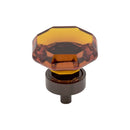 Top Knobs: Crystal Wine Octagon Crystal