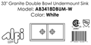 ALFI brand AB3418DBUM Kitchen Sink