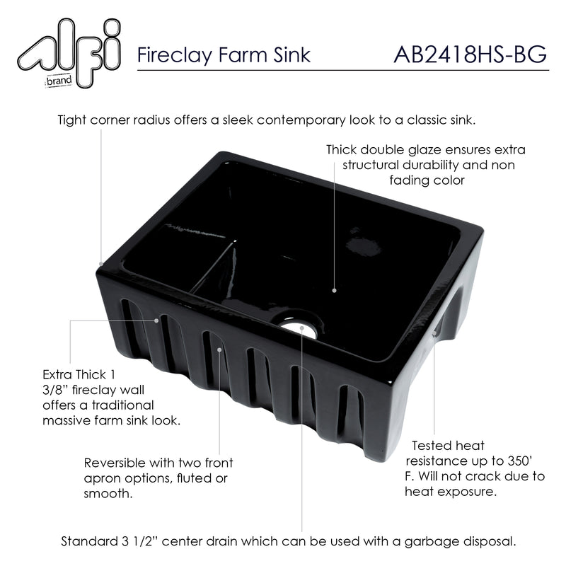 ALFI brand AB2418HS Kitchen Sink