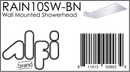 ALFI brand RAIN10SW Shower Head