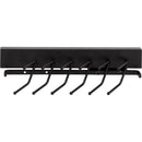 Matte Black 12" Tie Rack