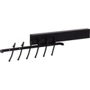 Matte Black 12" Tie Rack