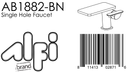 ALFI brand AB1882 Bathroom Faucet