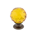 Top Knobs: Crystal Amber Crystal