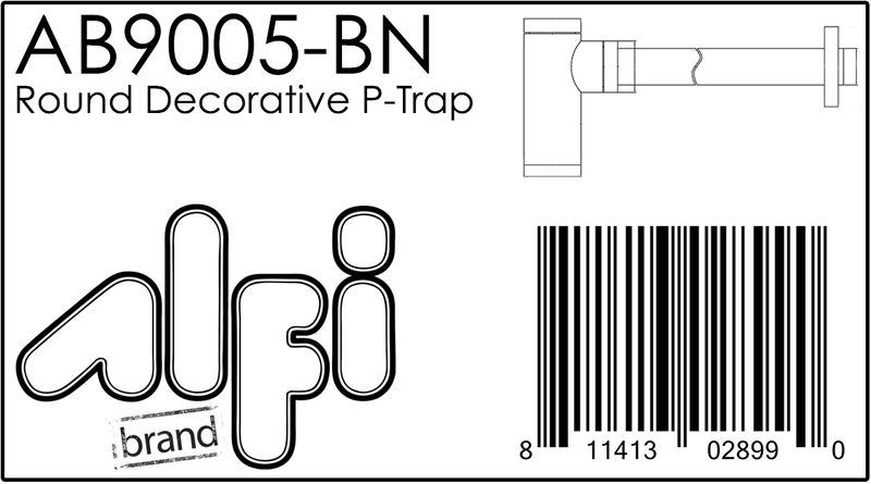 ALFI brand AB9005 P-Trap