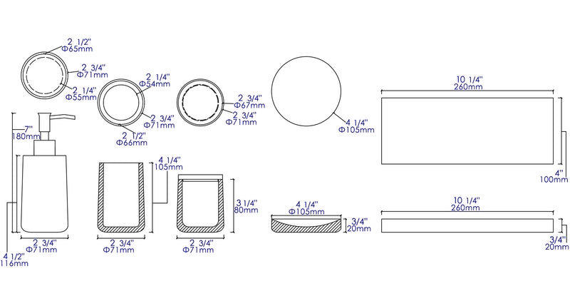 ALFI brand  Accessory Set