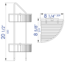 ALFI brand  Shower Caddy