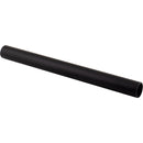 24 Matte Black 1-1/16"x8' Round Steel Closet Rods