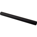 48 Matte Black 1-1/16"x12' Round Steel Closet Rods