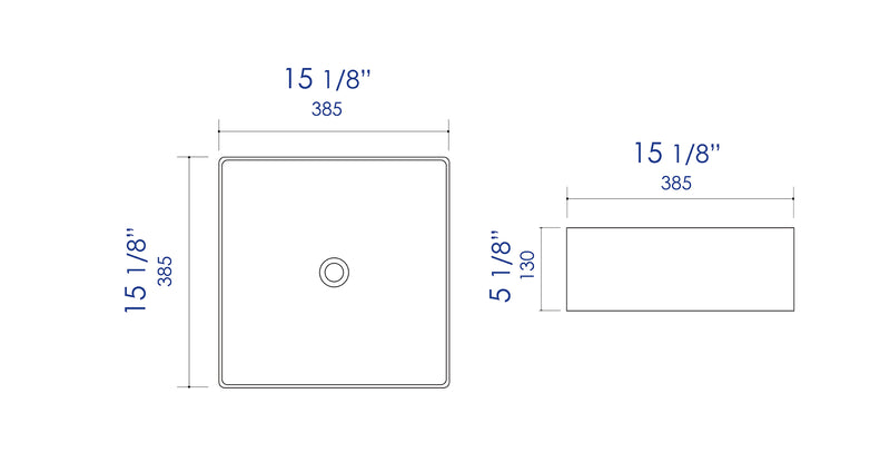 ALFI brand ABC903 Bathroom Sink