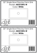 ALFI brand AB3318HS Kitchen Sink