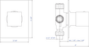 ALFI brand AB9209 Shower Diverter
