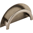 Top Knobs: SANCTUARY (R) Half Circle Open