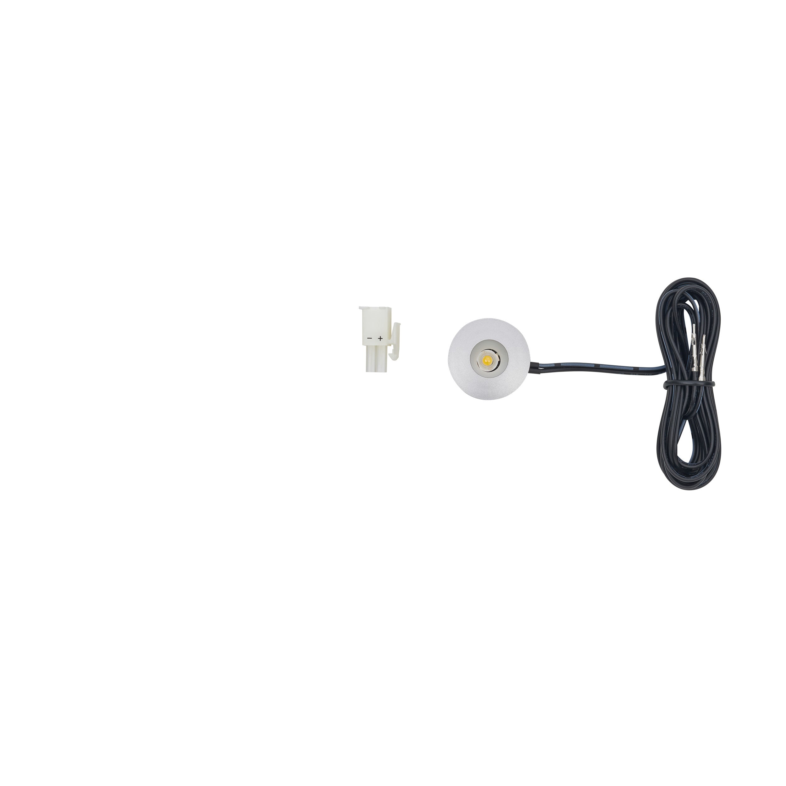 12VDC 1W Pockit® Point LED Light, 3000K, Nickel