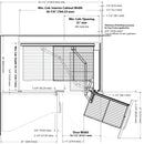 Blind Corner Soft-close Sliding Door Organizer