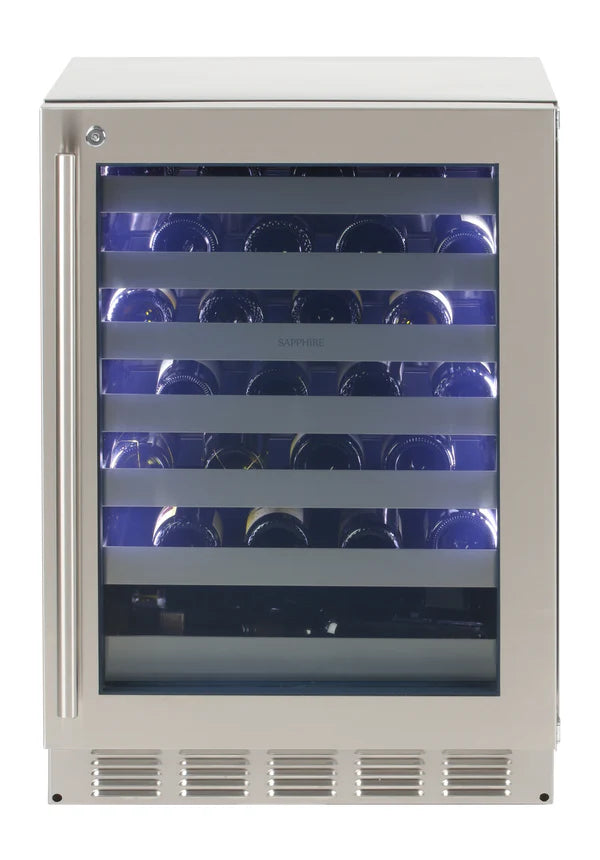 Sapphire Indoor 24" Single Zone Wine Refrigerator
