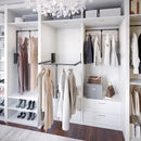 Black Expandable Wardrobe Lift for 33" - 48" Openings