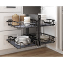15" Black Nickel STORAGE WITH STYLE® Blind Corner Organizer