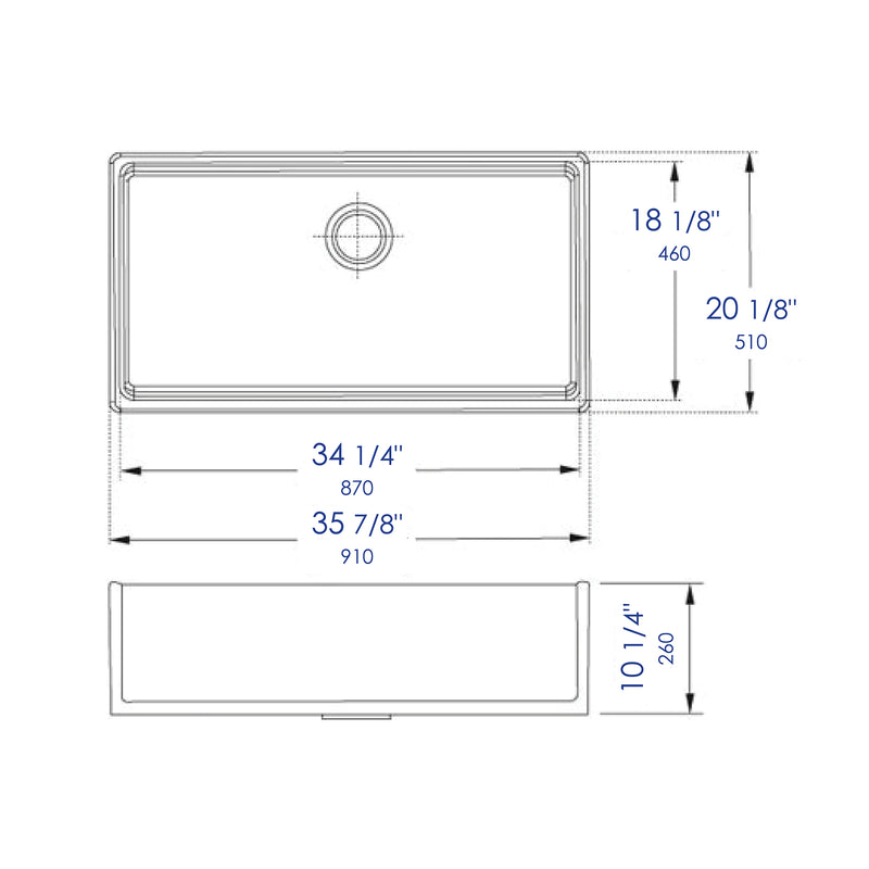 ALFI brand AB536 Kitchen Sink