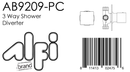 ALFI brand AB9209 Shower Diverter