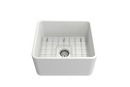 Classico 20" Farmhouse Apron Front Fireclay 20" Single Bowl Kitchen Sink