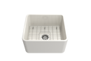 Classico 20" Farmhouse Apron Front Fireclay 20" Single Bowl Kitchen Sink