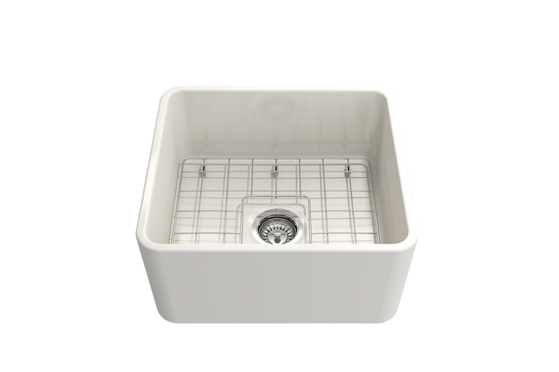 Classico 20" Farmhouse Apron Front Fireclay 20" Single Bowl Kitchen Sink