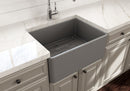 CLASSICO 24" Farmhouse Apron Front Fireclay 24" Single Bowl Kitchen Sink