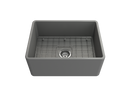 CLASSICO 24" Farmhouse Apron Front Fireclay 24" Single Bowl Kitchen Sink