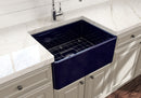 CLASSICO 24" Farmhouse Apron Front Fireclay 24" Single Bowl Kitchen Sink